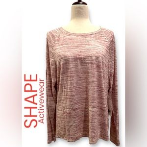 SHAPE, Sz L, Dolman Long Sleeve Active Tee - NWT